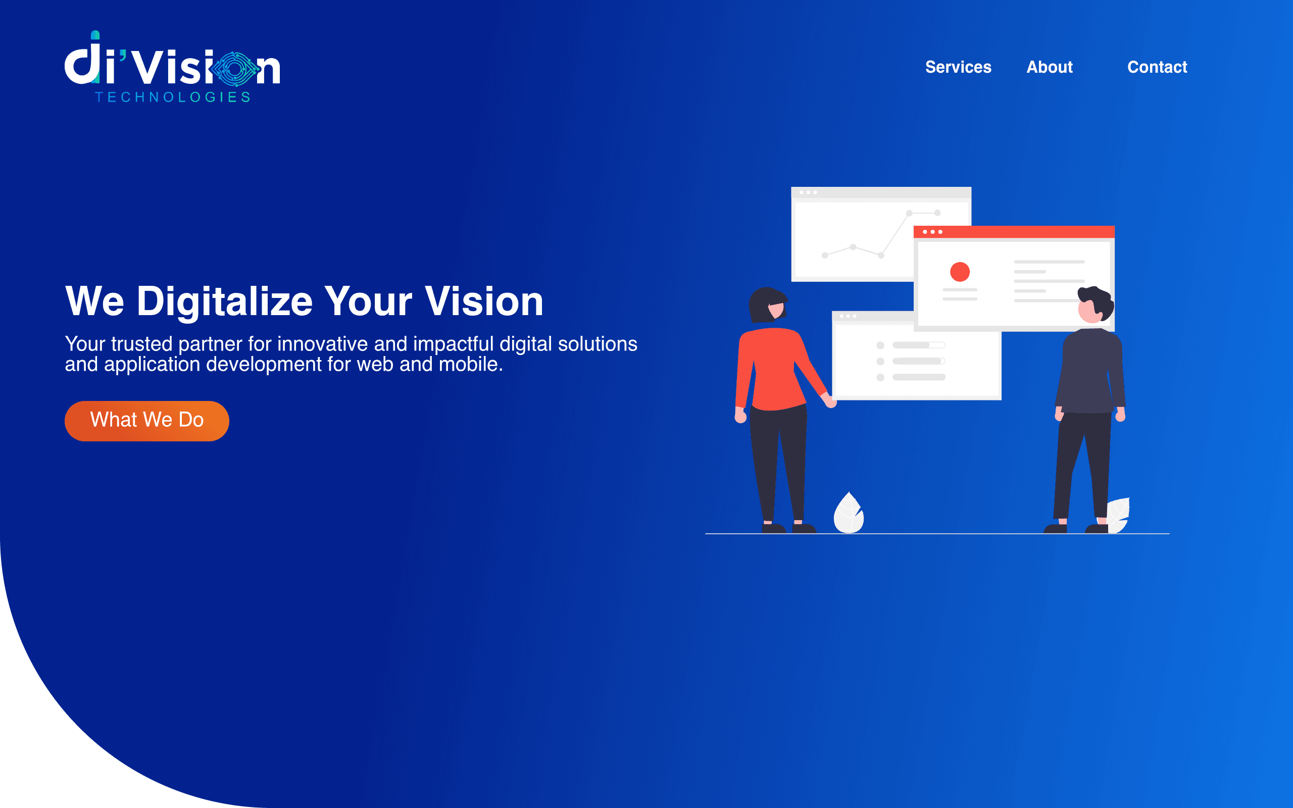 Di'Vision Technologies website preview