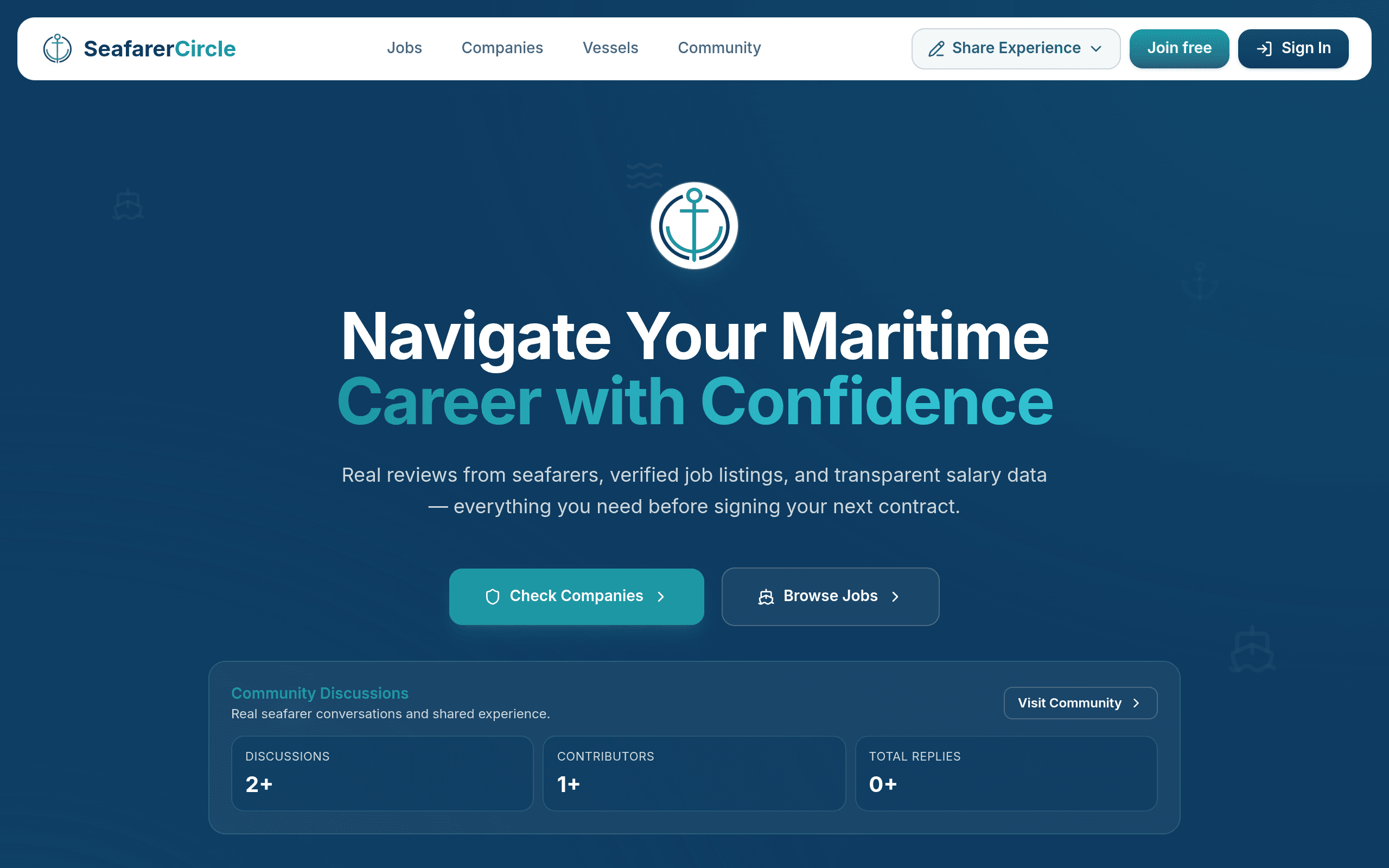 SeafarerCircle website preview